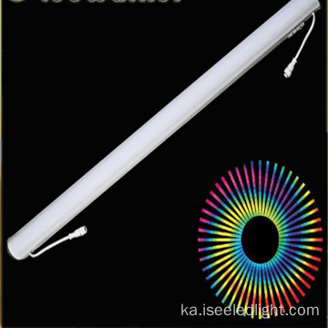 LED Guardrail Tube ფასადი DMX მშენებლობისთვის